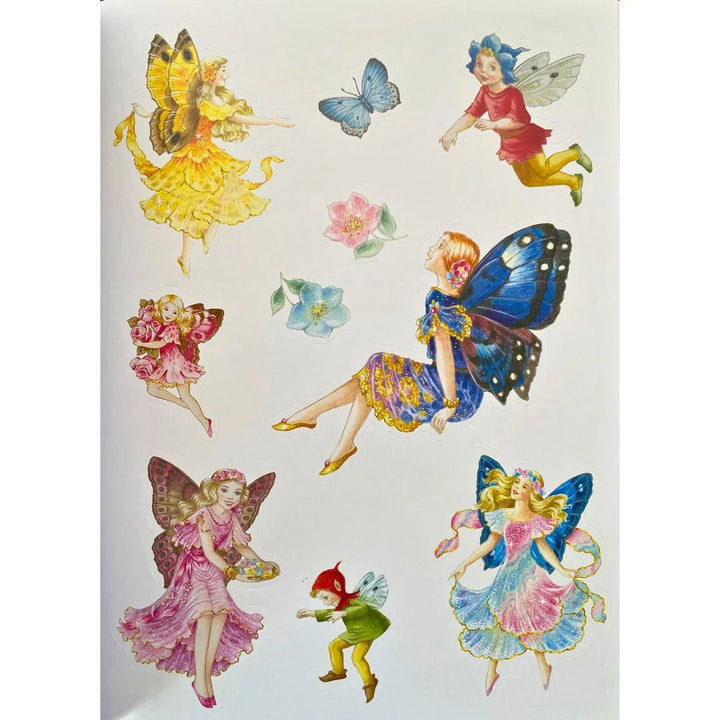 Shirley Barber Classic Fairies Colour - in & Sticker Book 4 - #HolaNanu#NDIS #creativekids