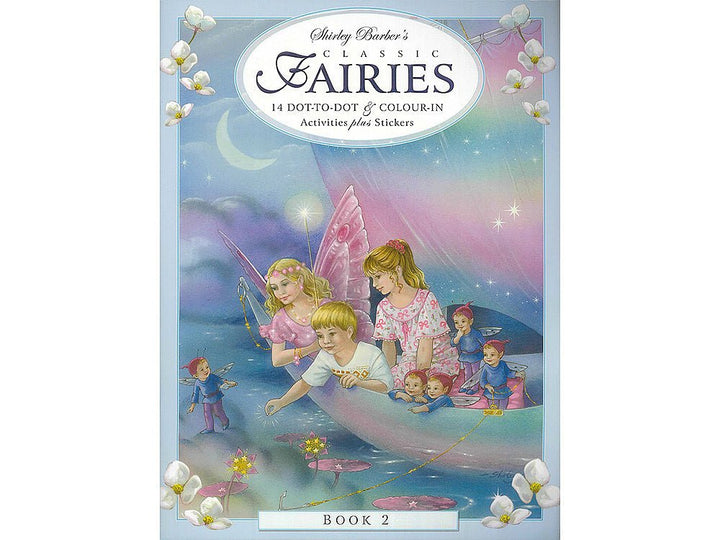 Shirley Barber Classic Fairies Colour - in & Sticker Book 4 - #HolaNanu#NDIS #creativekids