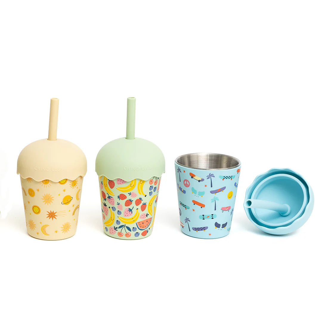 Chino Club Mini Smoothie Cup & Straw 200ml