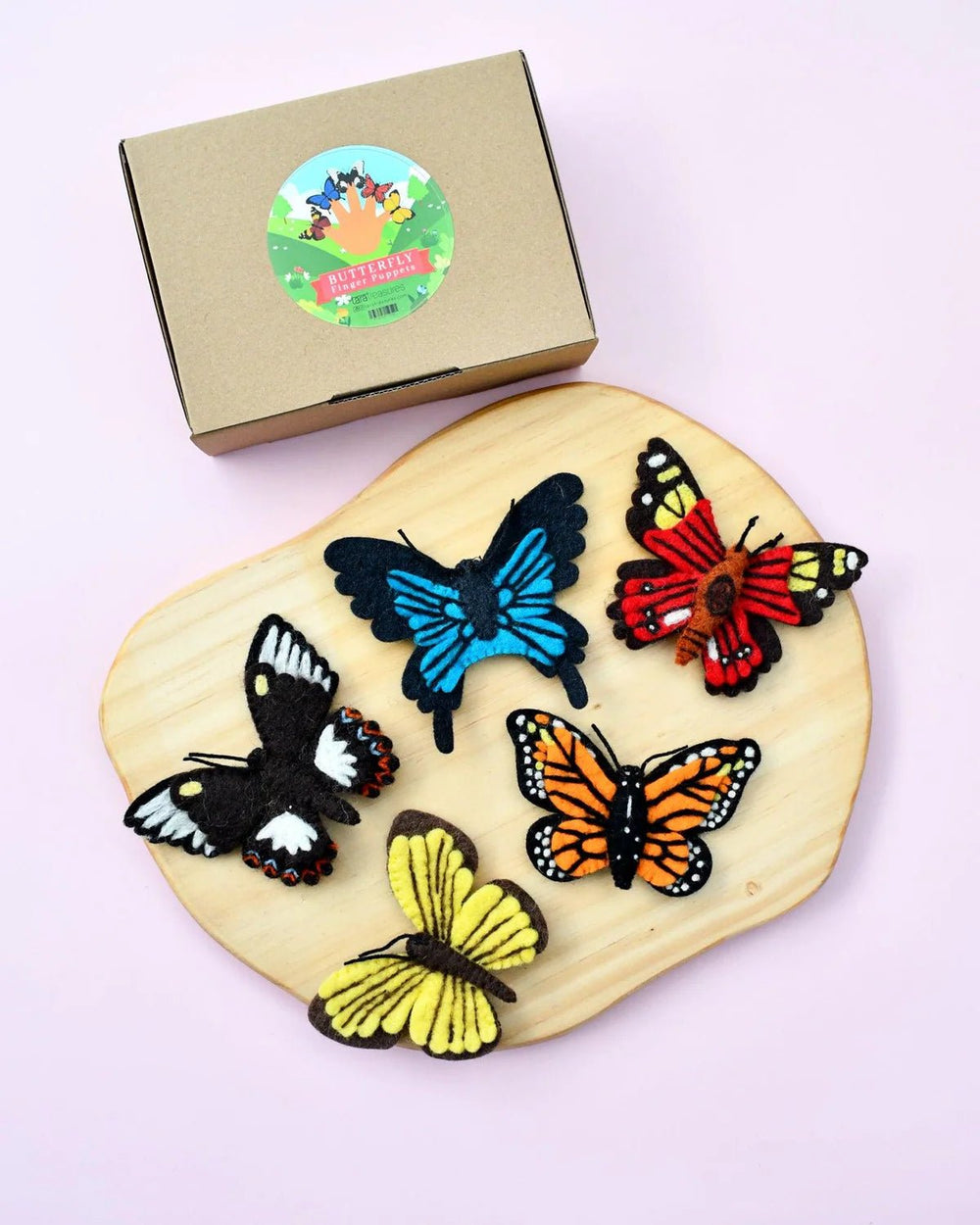 Tara Treasures Butterflies Finger Puppet Set - #HolaNanu#NDIS #creativekids