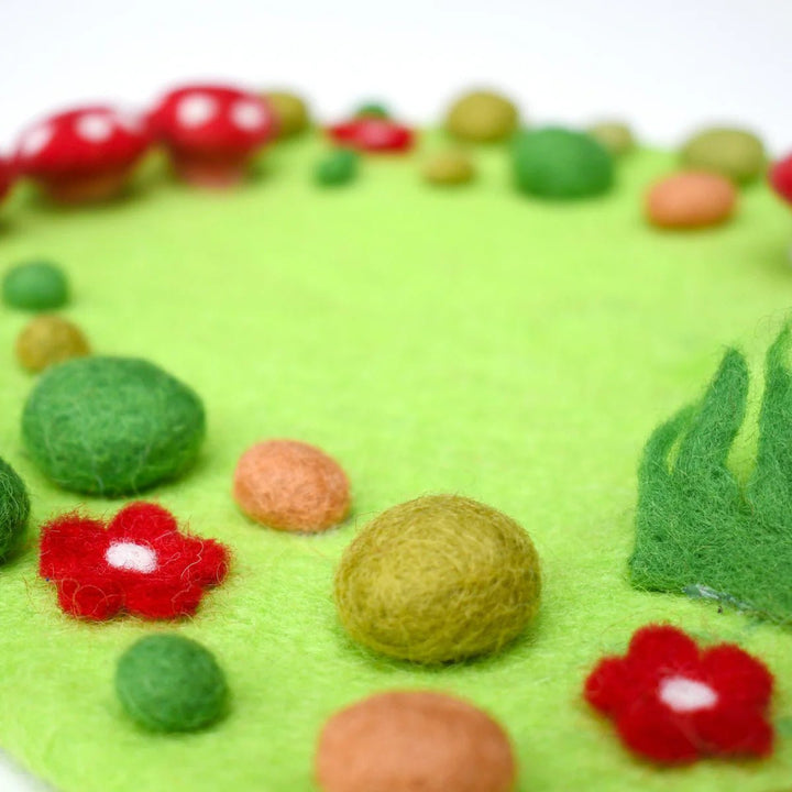 Tara Treasures Fairy Toadstool Garden Play Mat Playscape - #HolaNanu#NDIS #creativekids