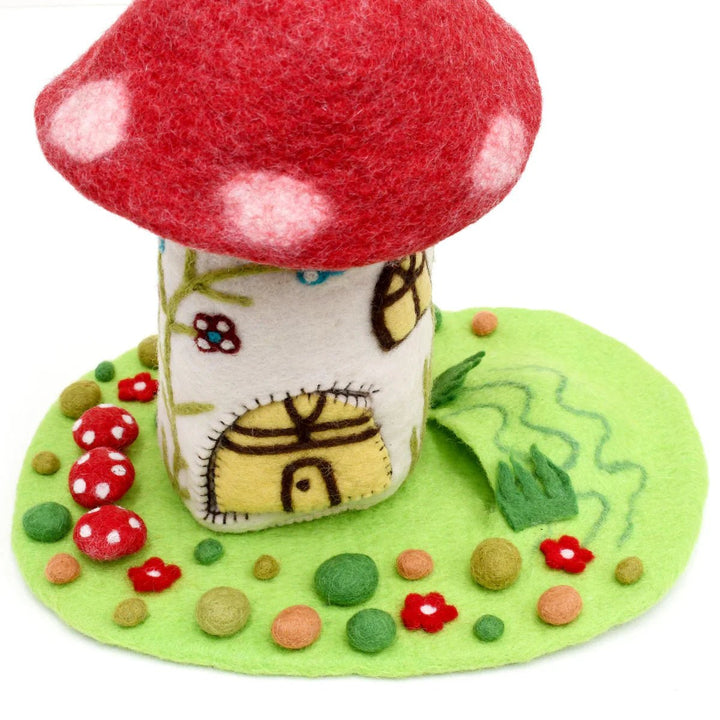 Tara Treasures Fairy Toadstool Garden Play Mat Playscape - #HolaNanu#NDIS #creativekids