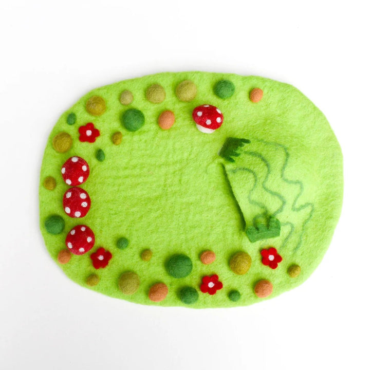 Tara Treasures Fairy Toadstool Garden Play Mat Playscape - #HolaNanu#NDIS #creativekids