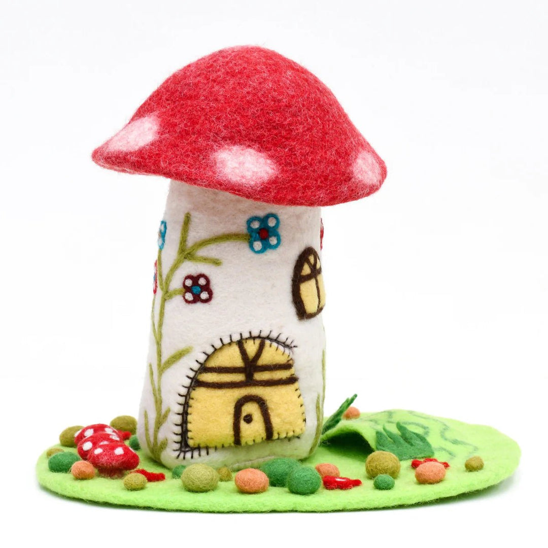 Tara Treasures Fairy Toadstool Garden Play Mat Playscape - #HolaNanu#NDIS #creativekids