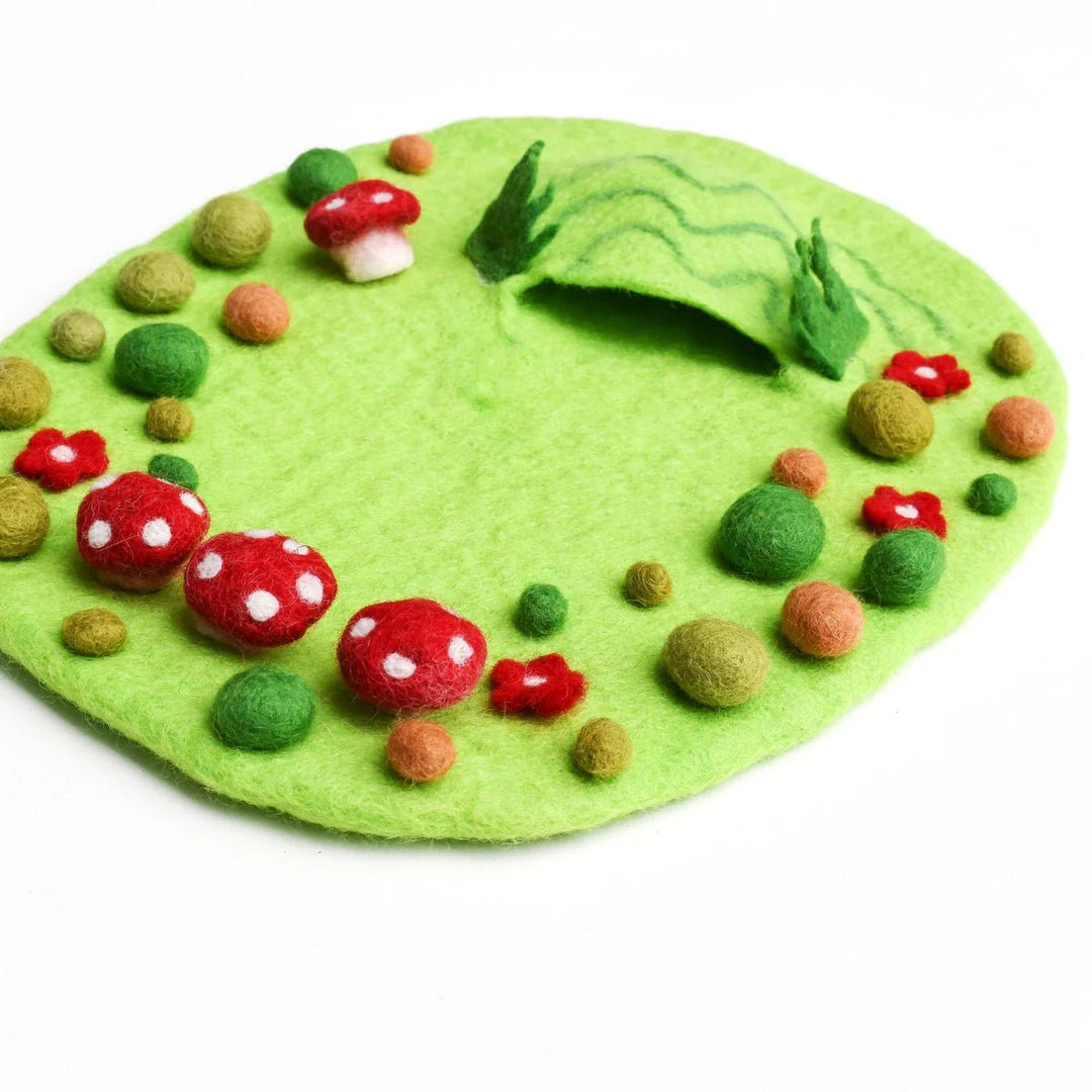 Tara Treasures Fairy Toadstool Garden Play Mat Playscape - #HolaNanu#NDIS #creativekids