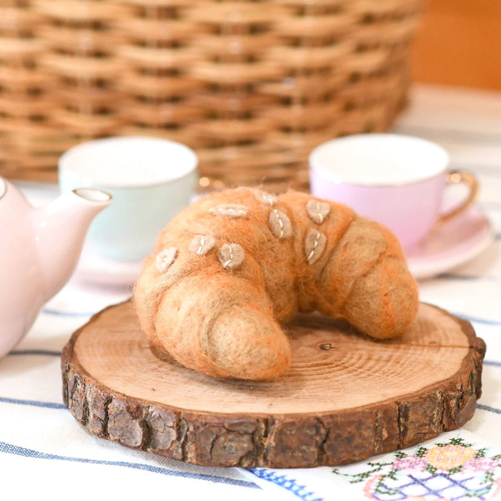 Tara Treasures Felt Almond Croissant - #HolaNanu#NDIS #creativekids