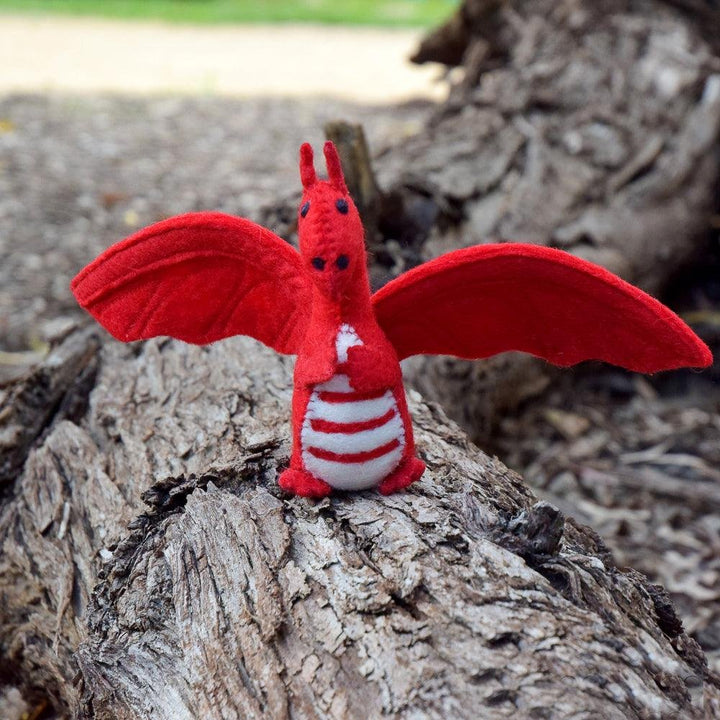 Tara Treasures Felt Dragon Toy - #HolaNanu#NDIS #creativekids