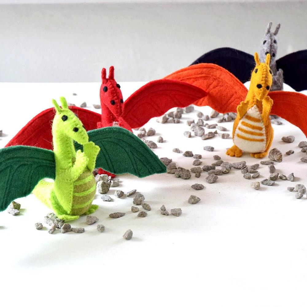Tara Treasures Felt Dragon Toy - #HolaNanu#NDIS #creativekids