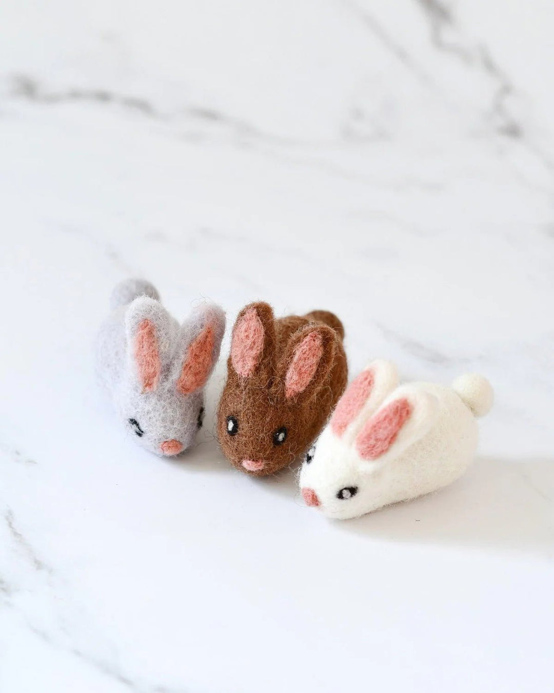Tara Treasures Felt Rabbits - 3 Rabbits - #HolaNanu#NDIS #creativekids