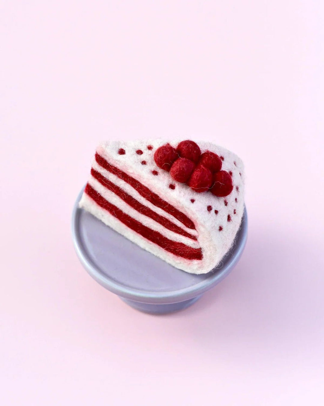 Tara Treasures Felt Red Velvet Cake Slice - #HolaNanu#NDIS #creativekids