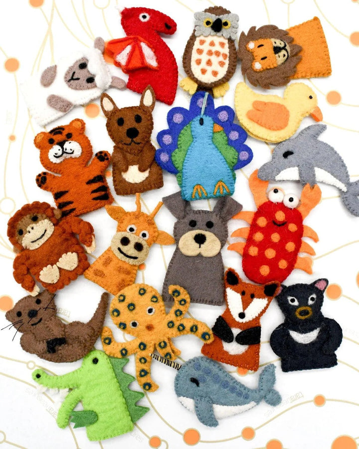 Tara Treasures Individual Finger Puppets (Pick & Choose) - #HolaNanu#NDIS #creativekids