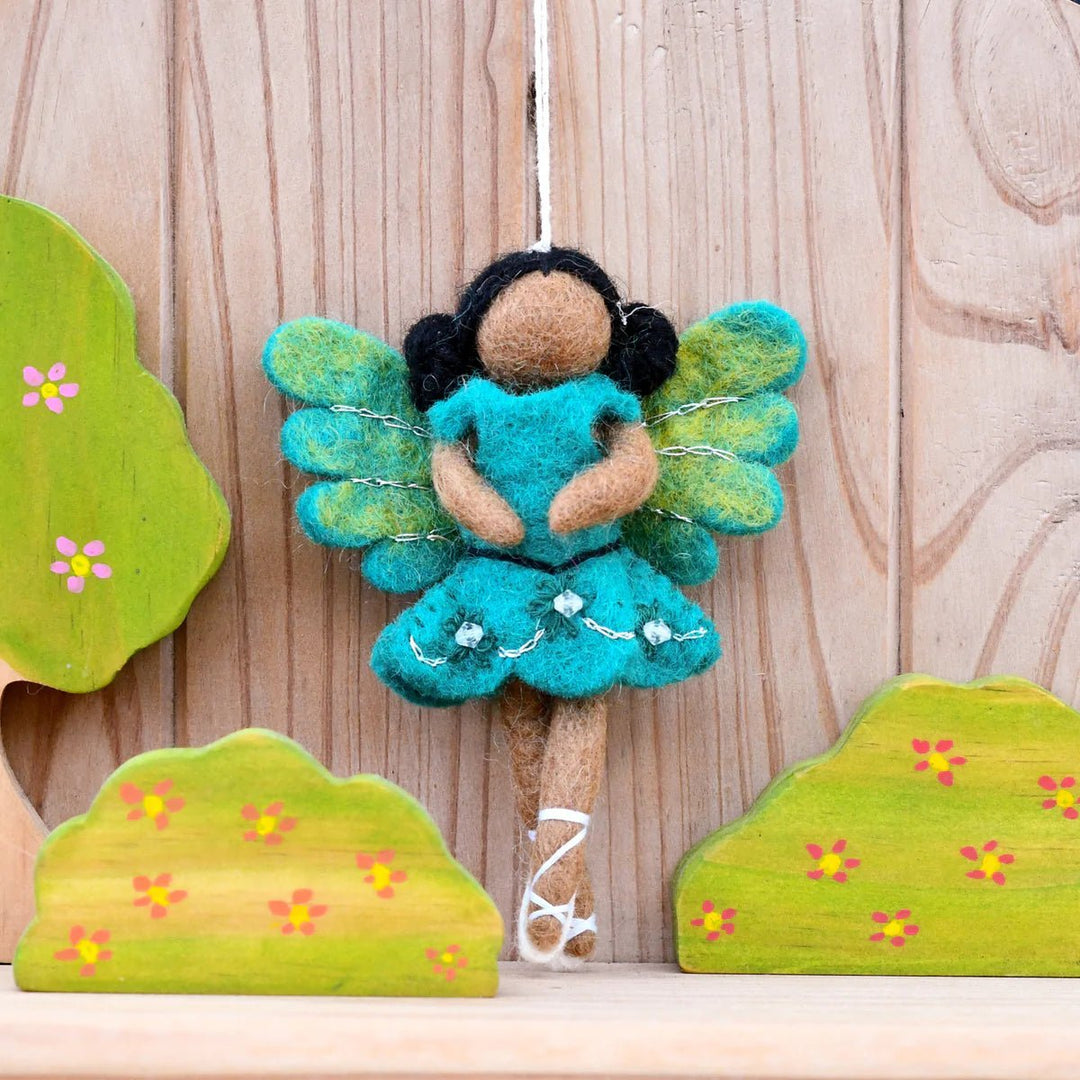 Tara Treasures Waldorf Ballerina - Teal Dress - #HolaNanu#NDIS #creativekids