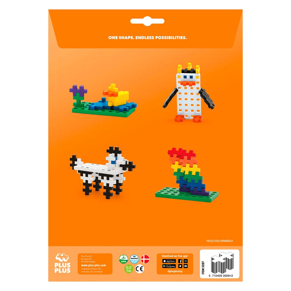 Plus Plus Toys BIG Baseplate White & Green