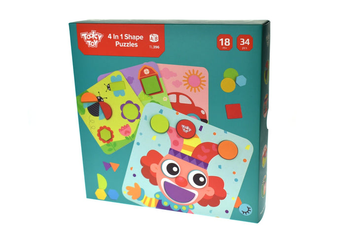 4 in 1 Puzzle - Shapes - #HolaNanu#NDIS #creativekids