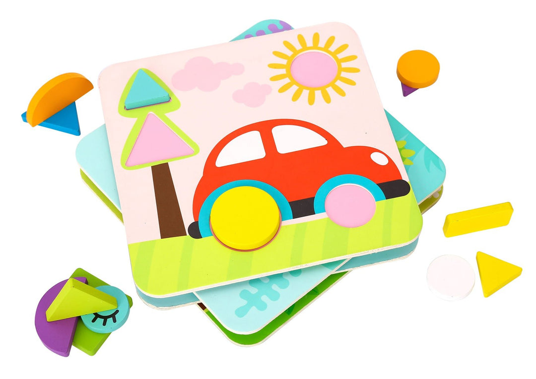 4 in 1 Puzzle - Shapes - #HolaNanu#NDIS #creativekids