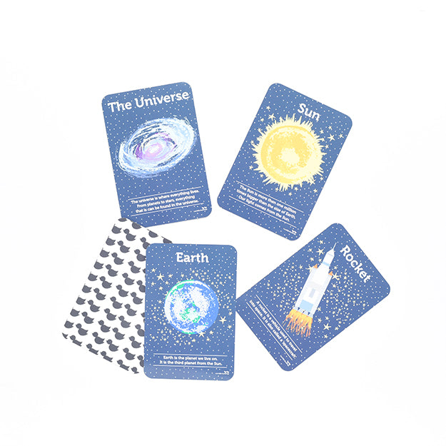 Two Little Ducklings Space Flash Cards