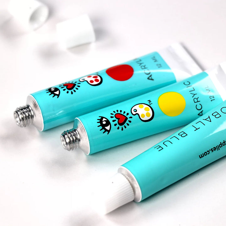I Heart Art Acrylic Paint Tubes Set