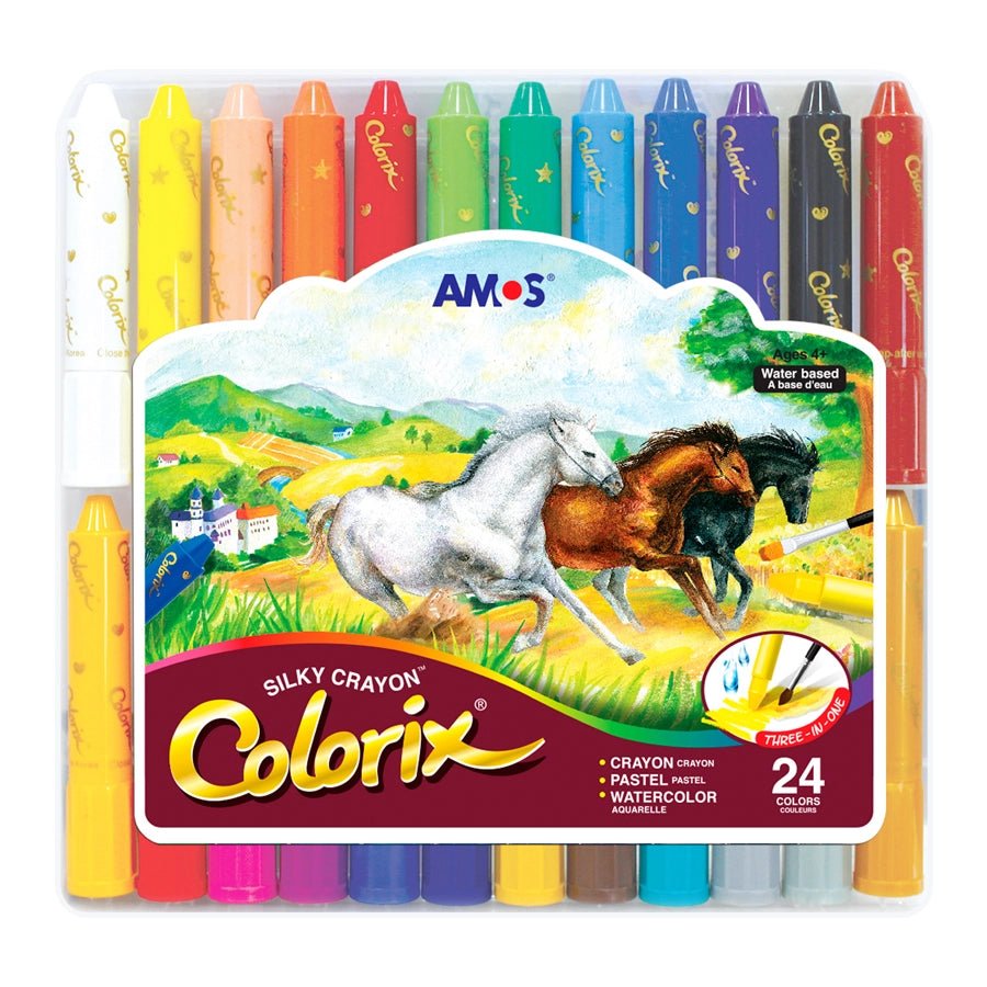 Amos Colorix Crayons - 24 Pack - #HolaNanu#NDIS #creativekids
