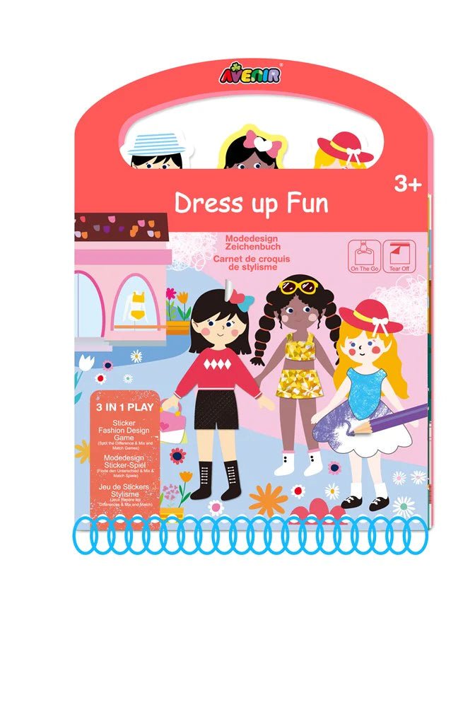 Avenir - Dress Up Fun Sketchbook - #HolaNanu#NDIS #creativekids