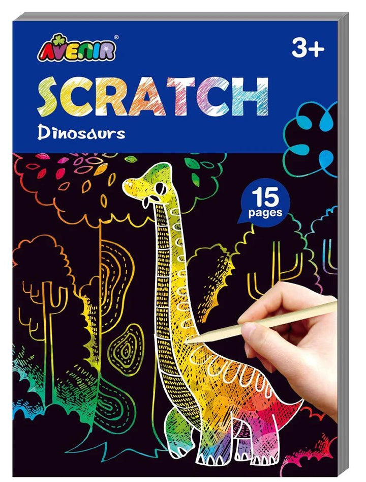 Avenir - Mini Scratch Book - Dinosaurs - #HolaNanu#NDIS #creativekids