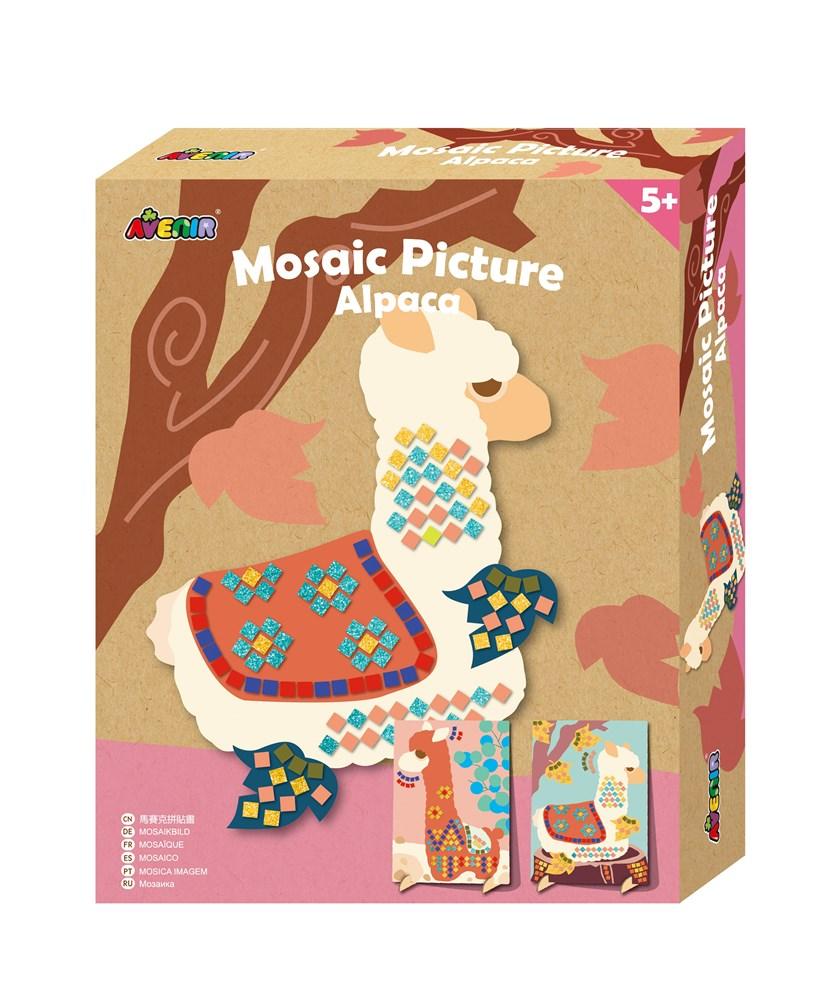 Avenir Mosaic Picture - Alpaca - #HolaNanu#NDIS #creativekids