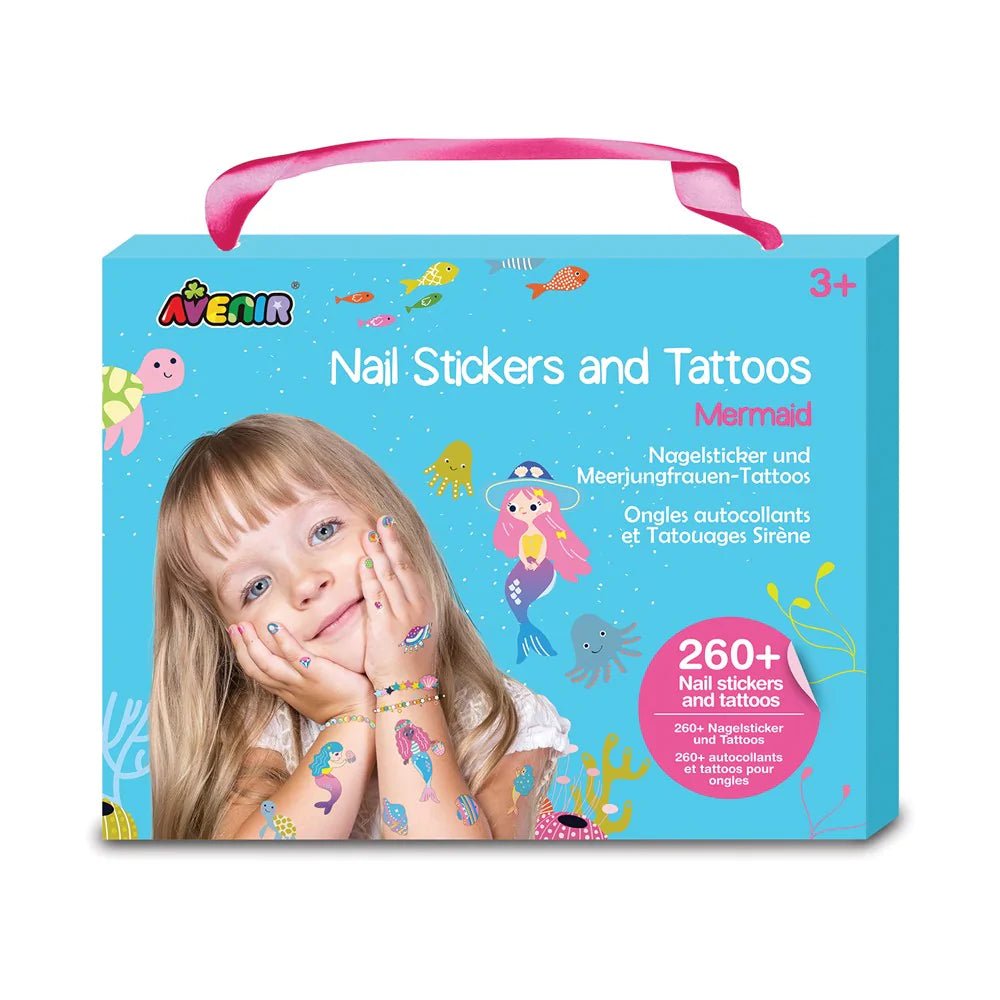 Avenir - Nail Stickers & Tattoos - Mermaids - #HolaNanu#NDIS #creativekids