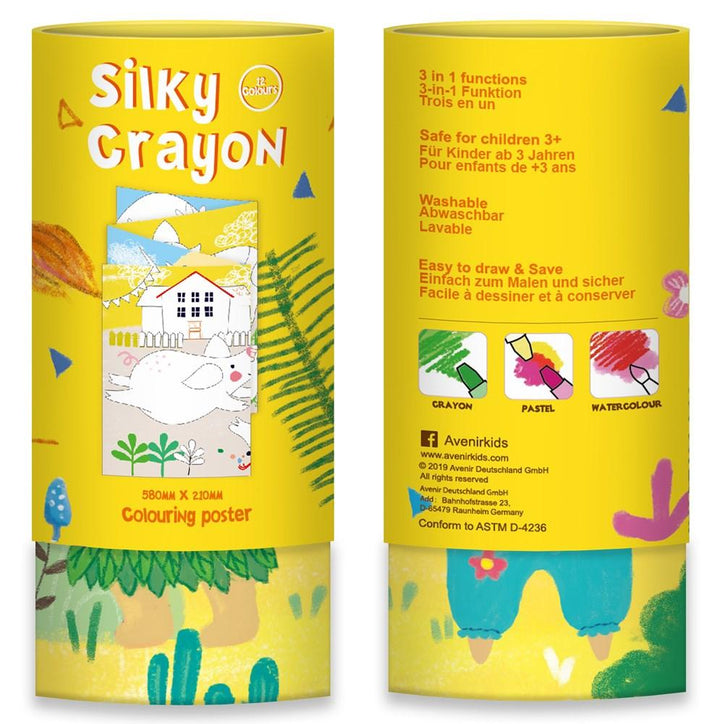 Avenir Silky Crayons - Lion - #HolaNanu#NDIS #creativekids