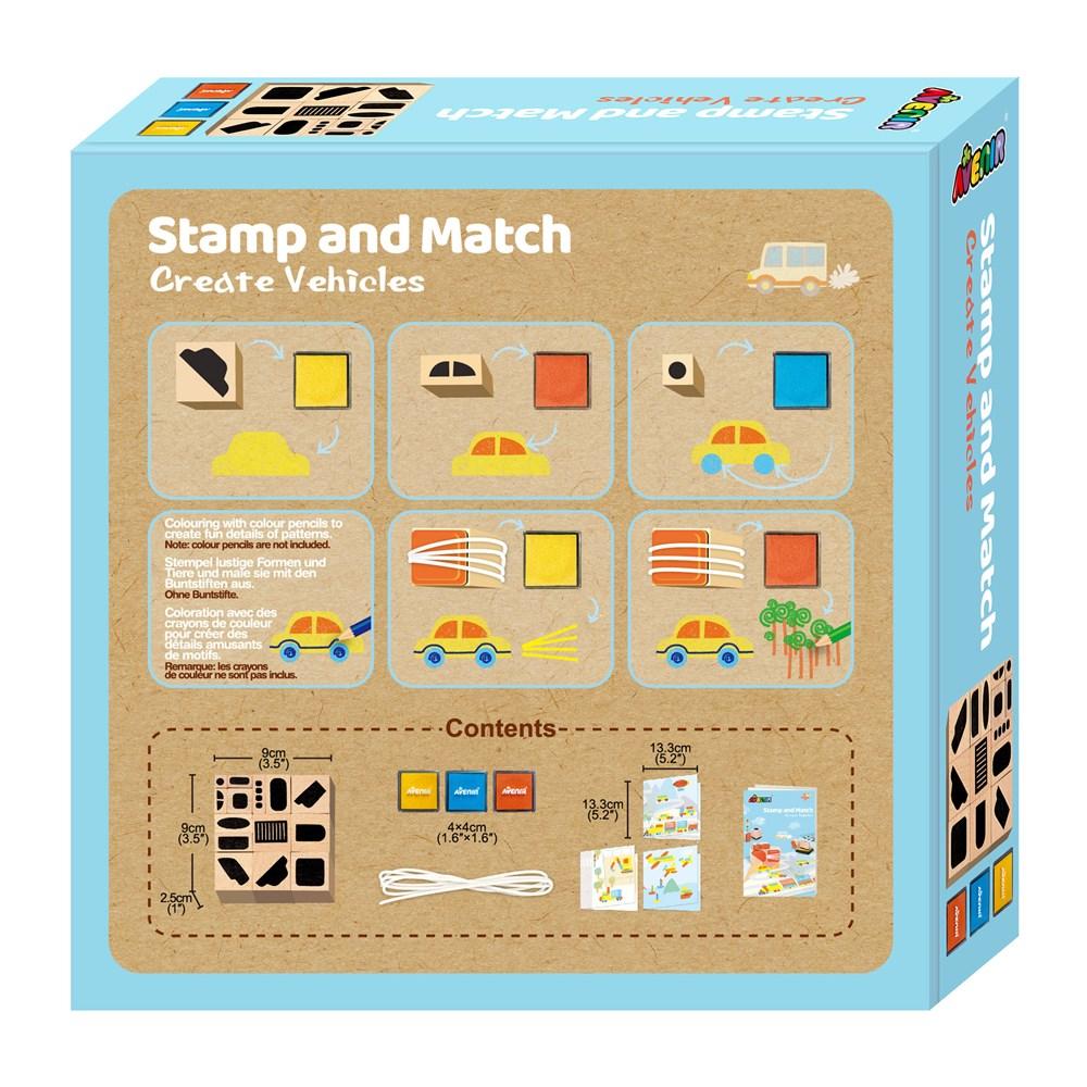 Avenir Stamp & Match - Create Vehicles - #HolaNanu#NDIS #creativekids