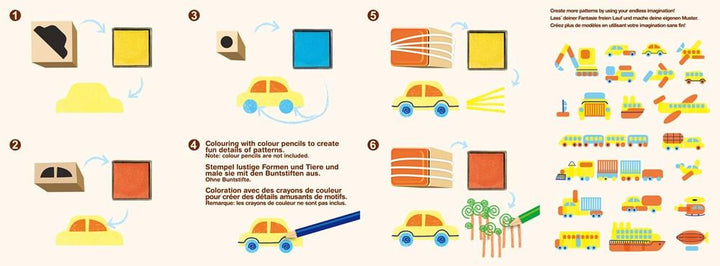 Avenir Stamp & Match - Create Vehicles - #HolaNanu#NDIS #creativekids