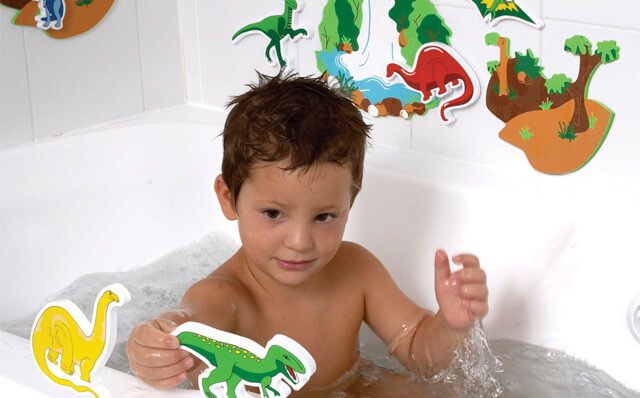 Bath Fun Stickers - Dinosaurs - #HolaNanu#NDIS #creativekids