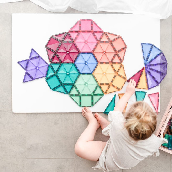 Connetix Tiles Pastel Mega Pack - 202 pieces - #HolaNanu#NDIS #creativekids