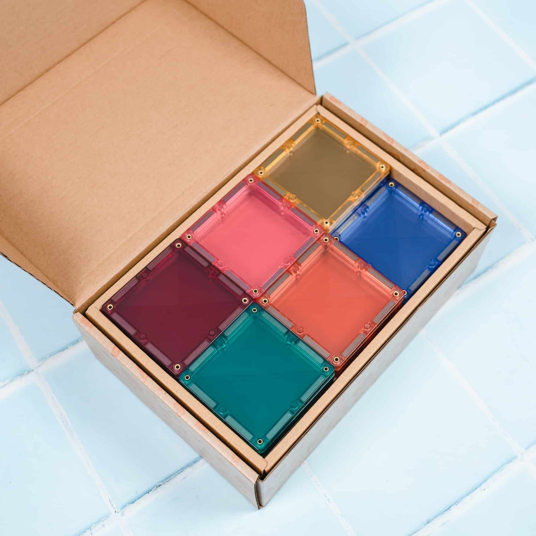 Connetix Tiles Pastel Square Pack 40 pc - #HolaNanu#NDIS #creativekids