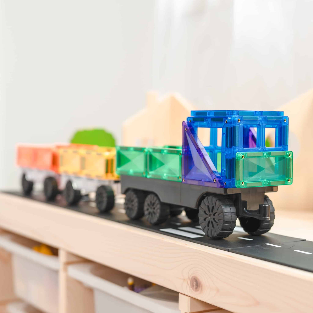 Connetix Tiles Rainbow Transport Pack 50 pc - #HolaNanu#NDIS #creativekids