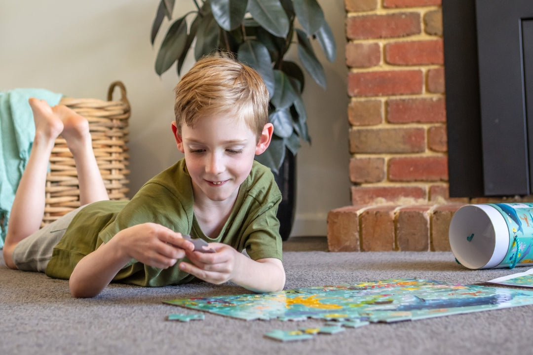 Crocodile Creek 36 Animal Puzzle 100 pc - Ocean Animals - #HolaNanu#NDIS #creativekids