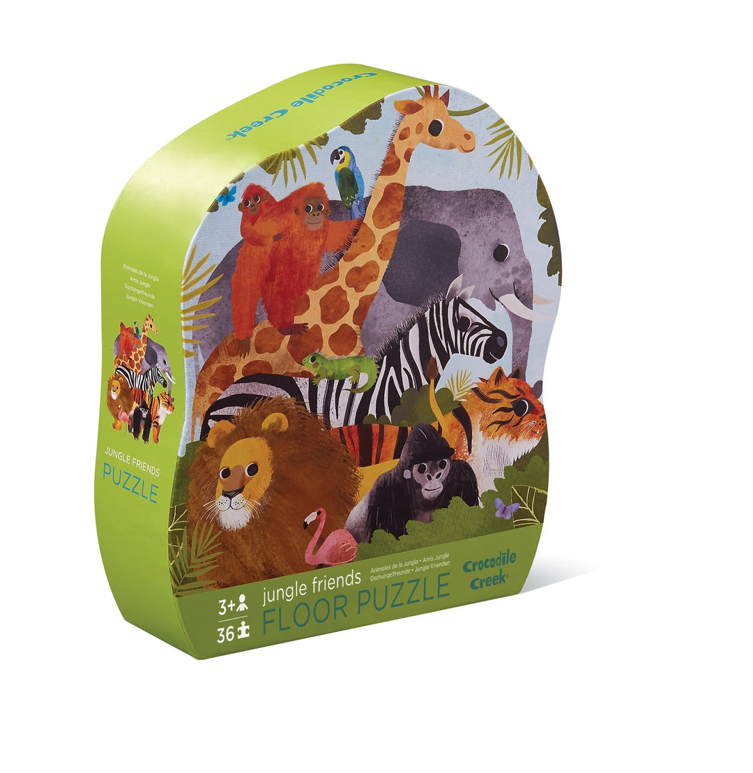 Crocodile Creek Classic Floor Puzzle 36 pc - Jungle Friends - #HolaNanu#NDIS #creativekids