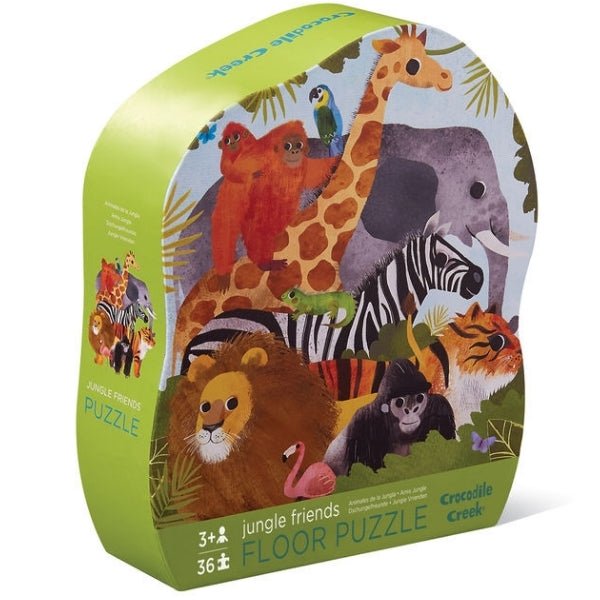 Crocodile Creek Classic Floor Puzzle 36 pc - Jungle Friends - #HolaNanu#NDIS #creativekids