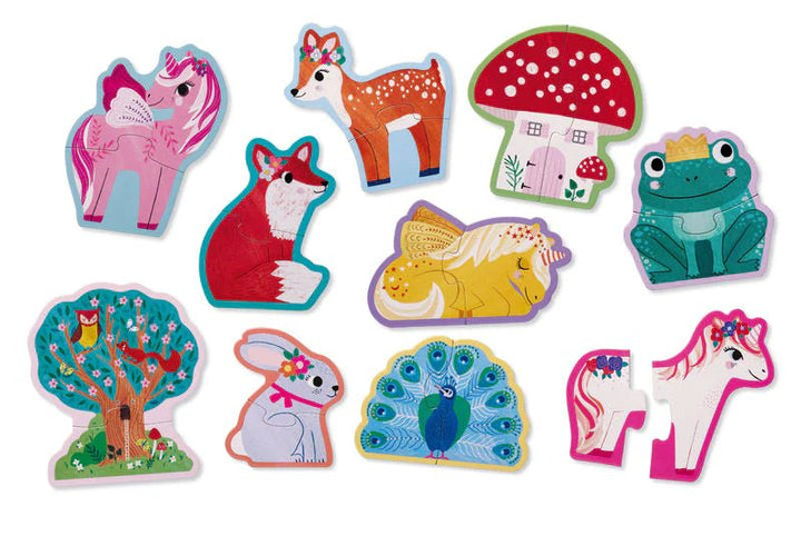 Crocodile Creek Let's Begin Puzzle 2 pc - Unicorn - #HolaNanu#NDIS #creativekids