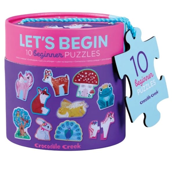 Crocodile Creek Let's Begin Puzzle 2 pc - Unicorn - #HolaNanu#NDIS #creativekids