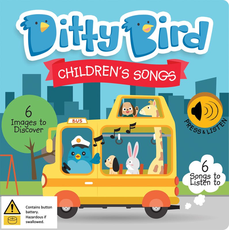 Ditty Bird Children's Songs Board Book - #HolaNanu#NDIS #creativekids