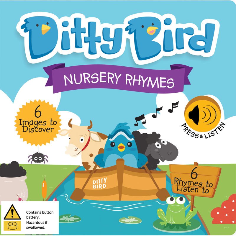 Ditty Bird Nursery Rhymes Board Book - #HolaNanu#NDIS #creativekids