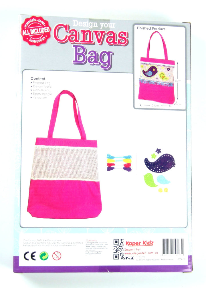 DIY Design Your Canvas Bag - #HolaNanu#NDIS #creativekids