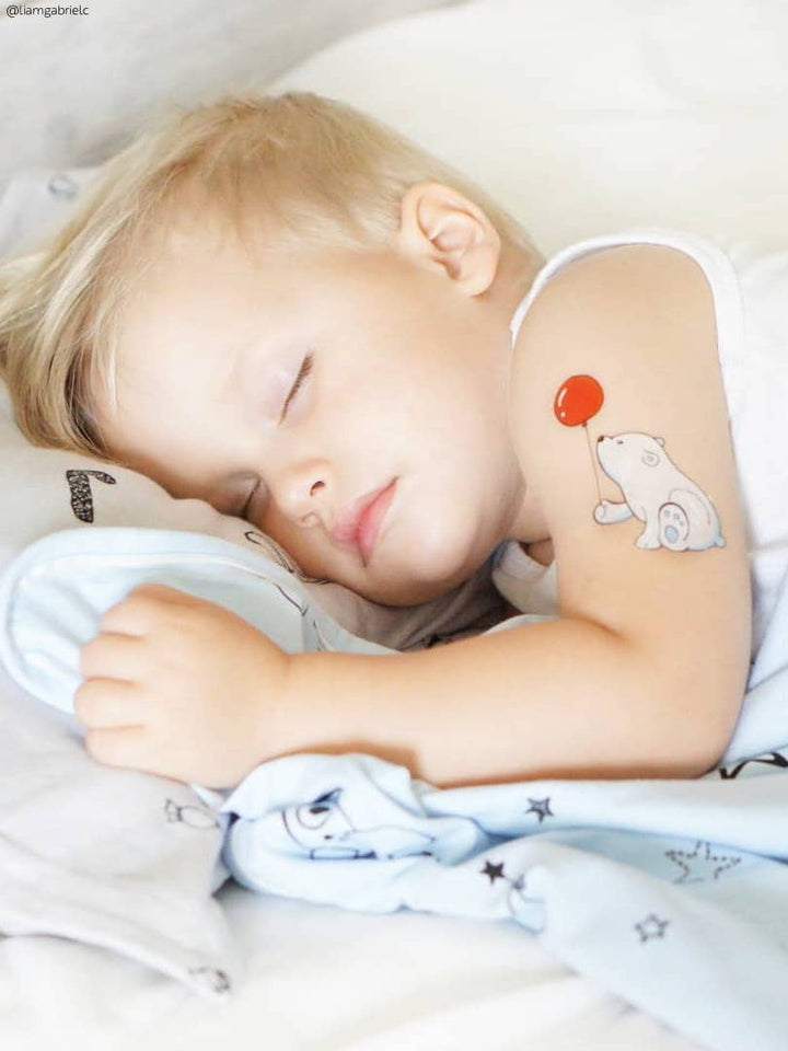 Ducky Street Bear Cub Temporary Tattoos - #HolaNanu#NDIS #creativekids