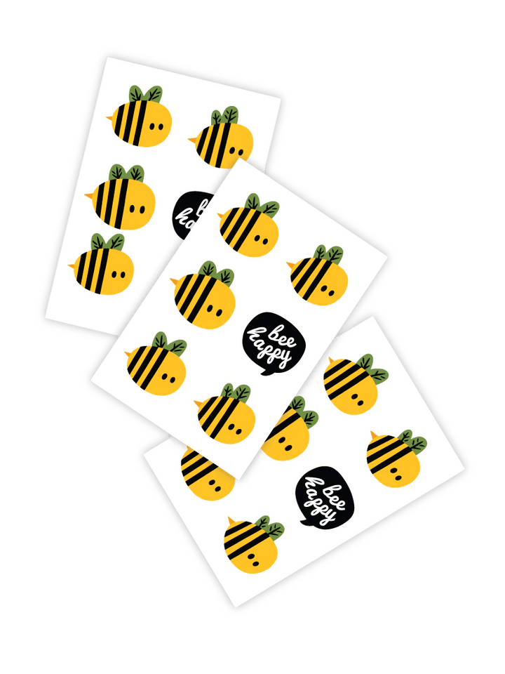 Ducky Street Bee Happy Temporary Tattoos - #HolaNanu#NDIS #creativekids