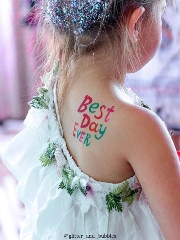 Ducky Street Best Day Ever Temporary Tattoos - #HolaNanu#NDIS #creativekids