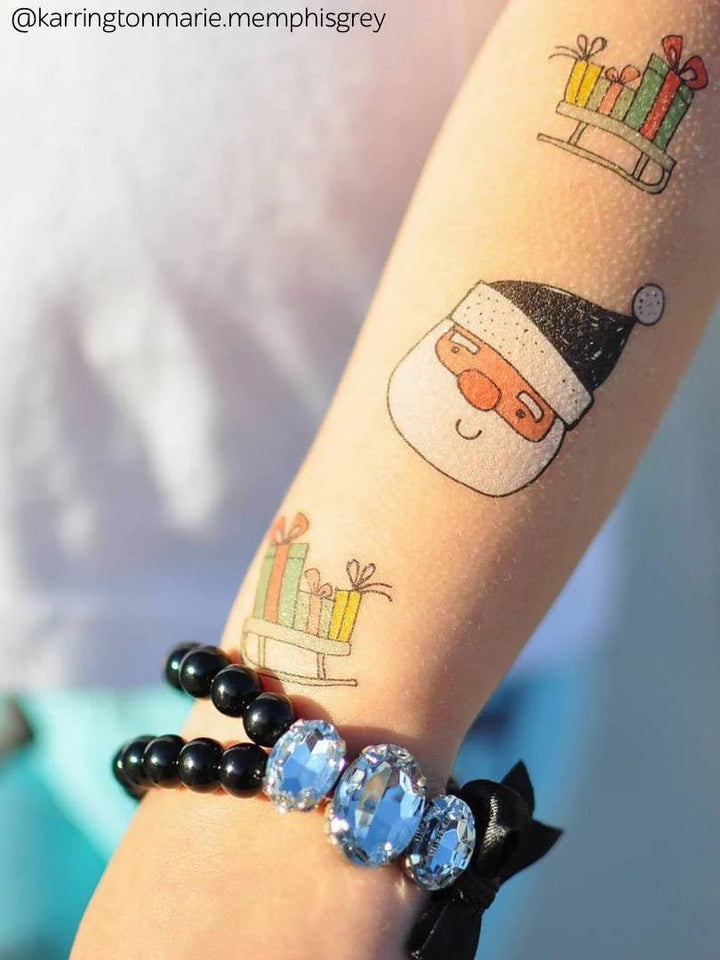 Ducky Street Christmas Doodles Temporary Tattoos - #HolaNanu#NDIS #creativekids