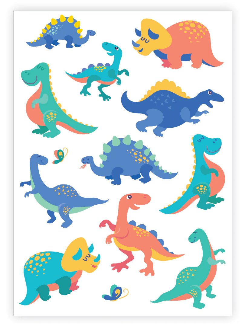 Ducky Street Cute Dinos Temporary Tattoos - #HolaNanu#NDIS #creativekids