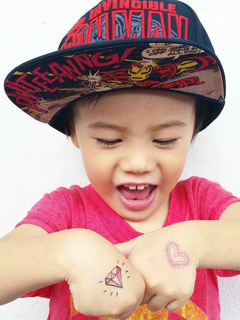 Ducky Street Diamonds Temporary Tattoos - #HolaNanu#NDIS #creativekids