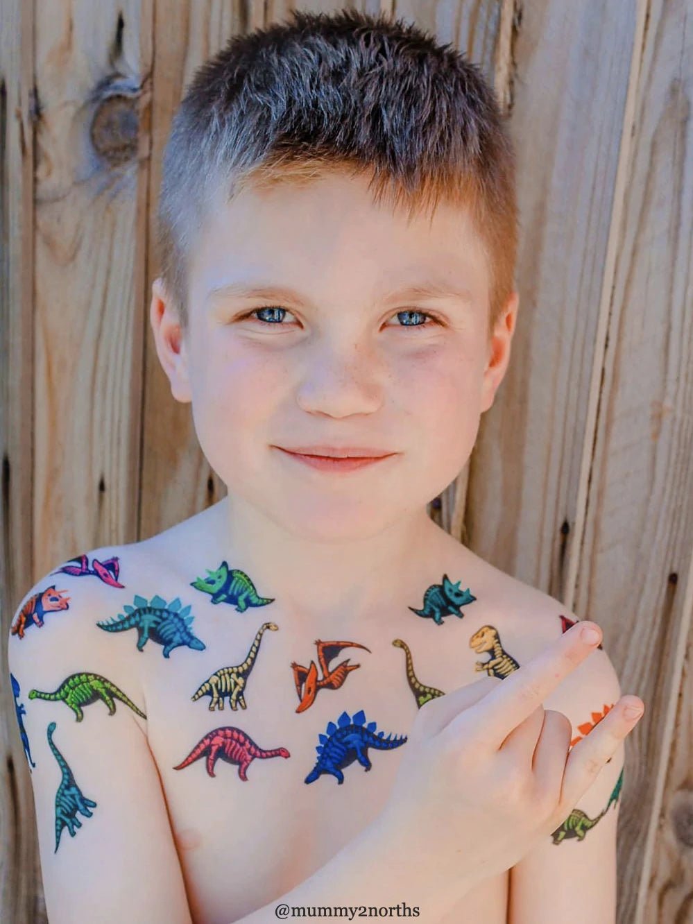 Ducky Street Dino Skeletons Temporary Tattoos - #HolaNanu#NDIS #creativekids