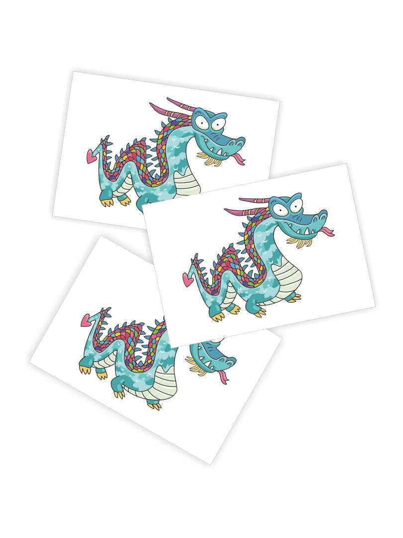 Ducky Street Dragon Temporary Tattoos - #HolaNanu#NDIS #creativekids