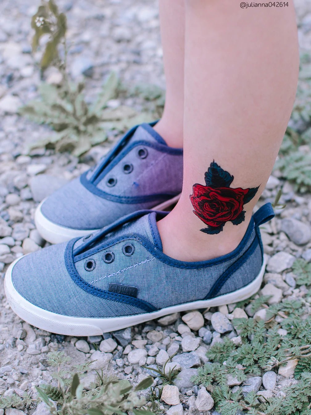 Ducky Street Fancy Rose Temporary Tattoos - #HolaNanu#NDIS #creativekids